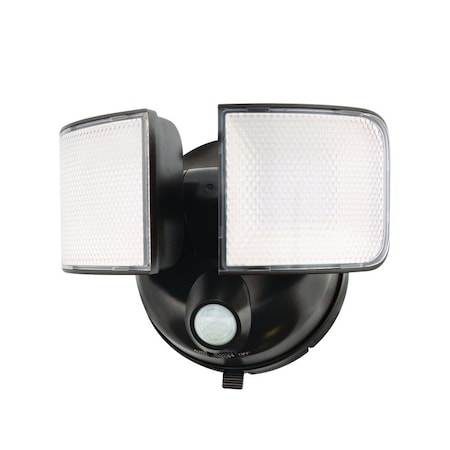 Halo Halo Motion-Sensing Battery Powered LED Bronze Floodlight S1FB10M2B
